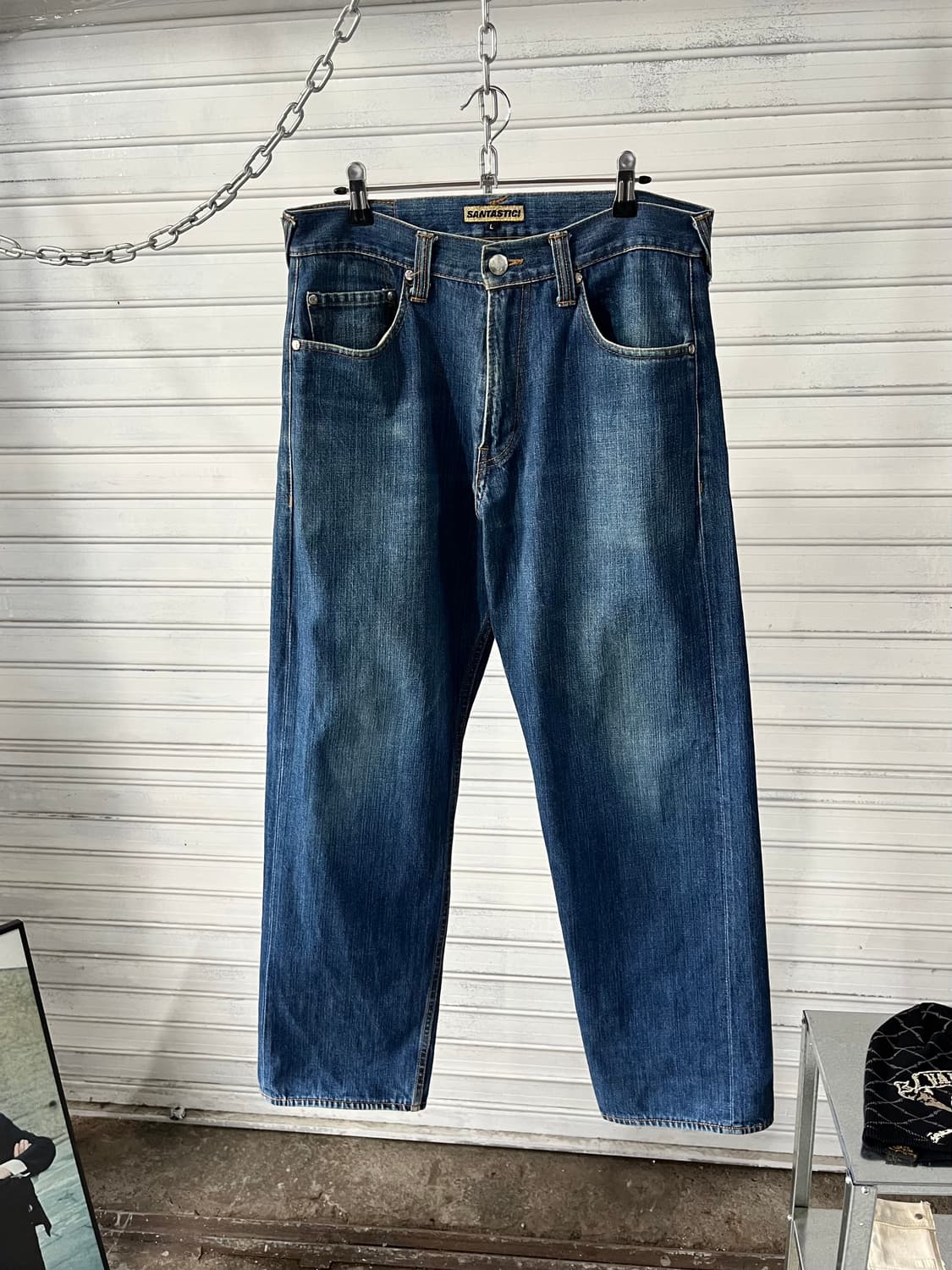 SANTASTIC! logo denim pants  상품이미지6