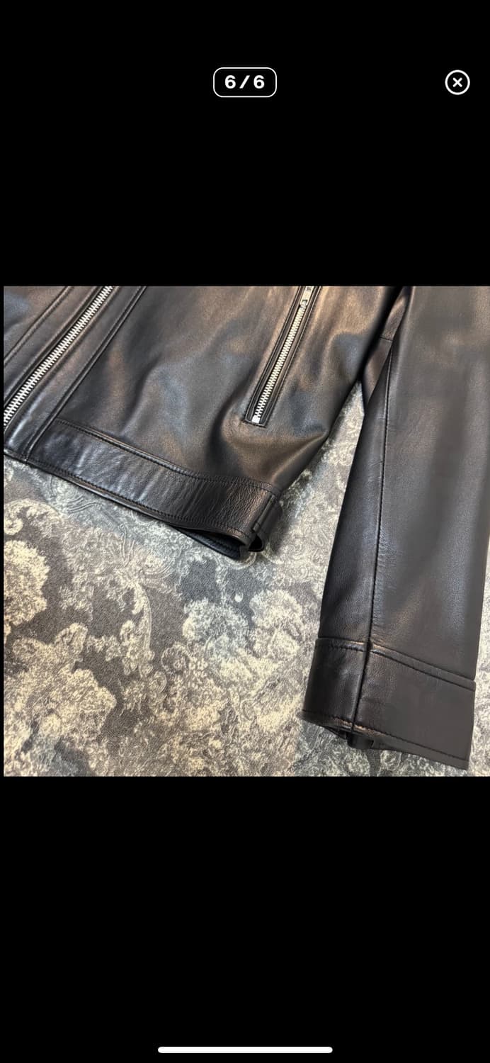 lambskin china collar leather jacket 상품이미지6