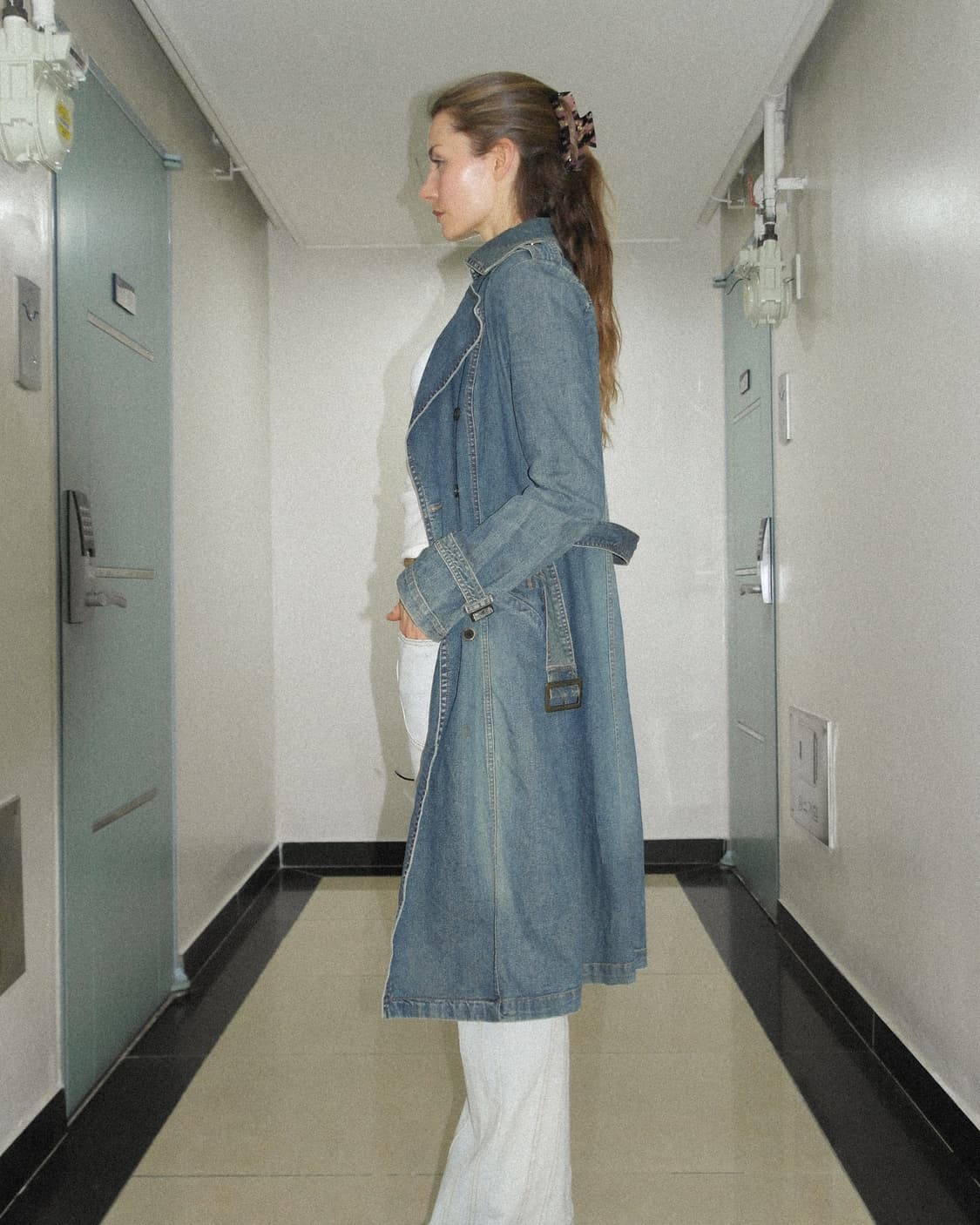 롱 데님 자켓 상품이미지3