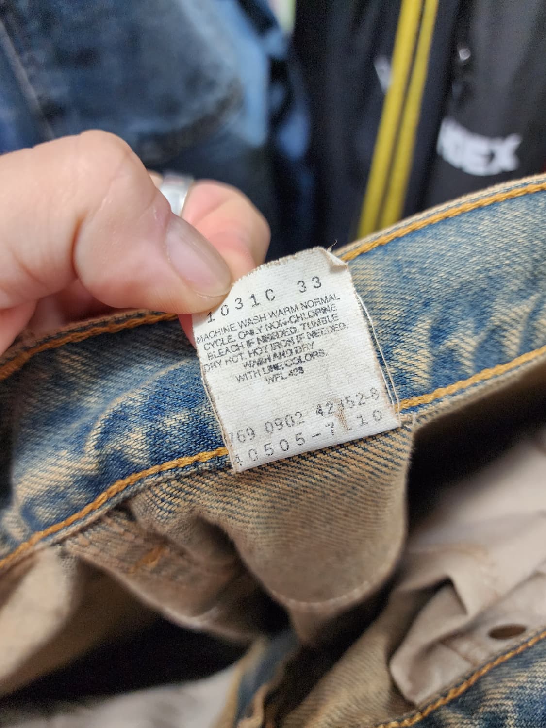 리바이스 505 레귤러핏 90s 멕시코산 청바지 상품이미지8