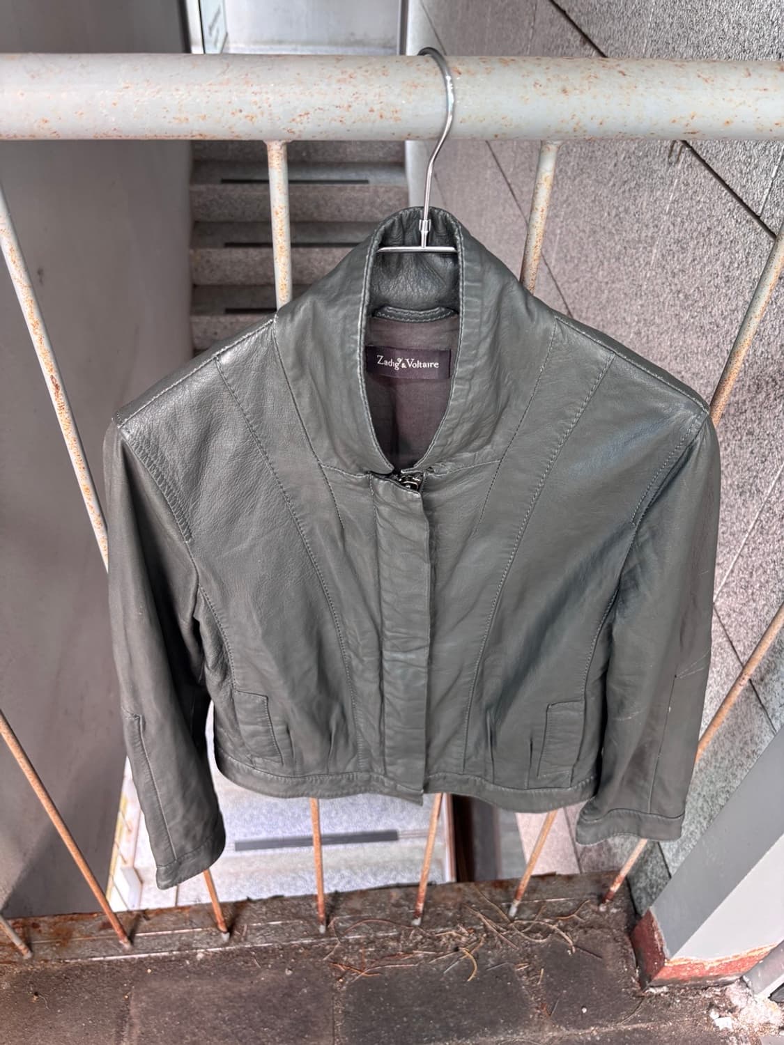 Vintage Zadig&Voltaire Lamb Leather JK 상품이미지1
