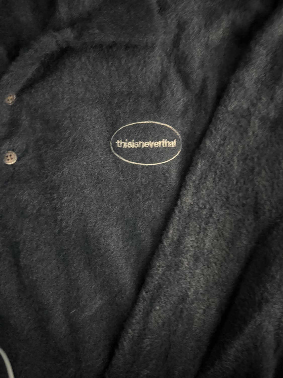 디스이즈네버댓 E/T-Logo Shaggy Polo Navy 상품이미지3