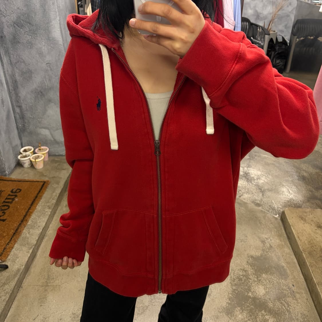 폴로 후드 집업 상품이미지3