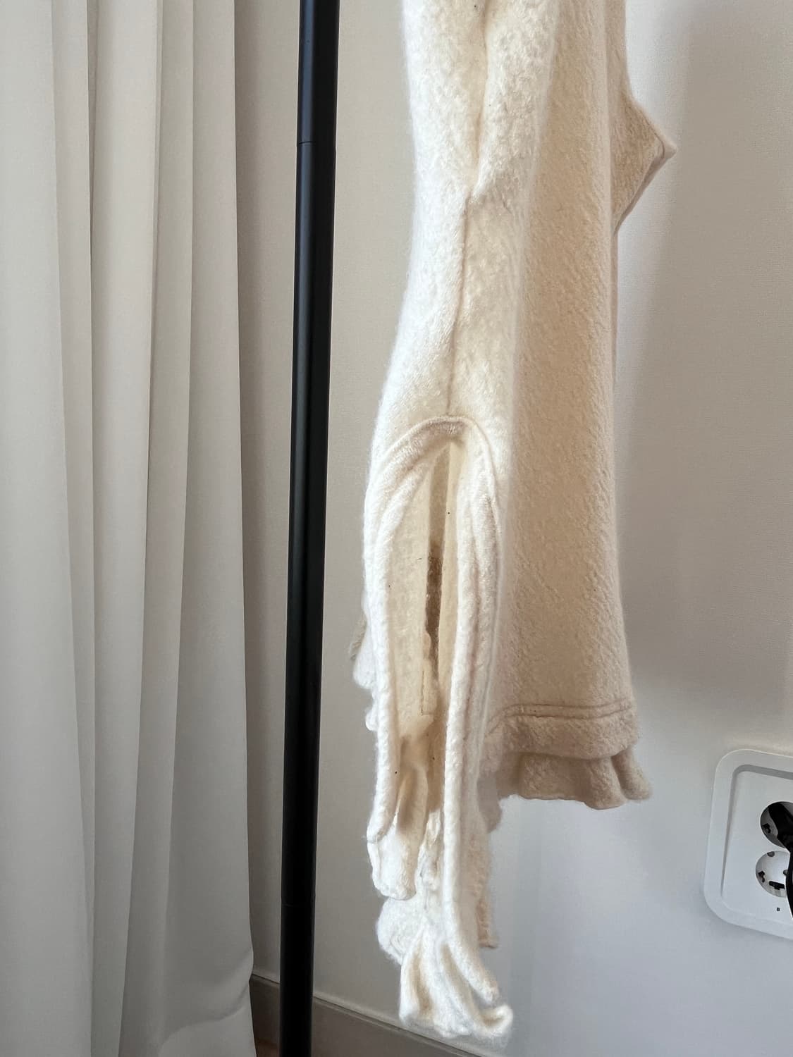 꼼데가르송 트리콧 언밸런스 프릴 니트 상품이미지5