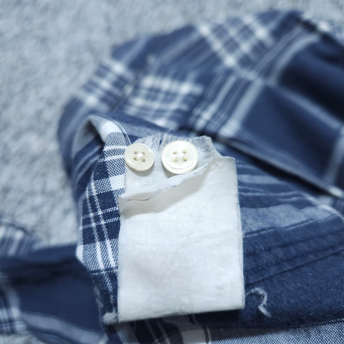 빈폴)105 남자 체크남방셔츠 / 왕눈이샵 상품이미지10