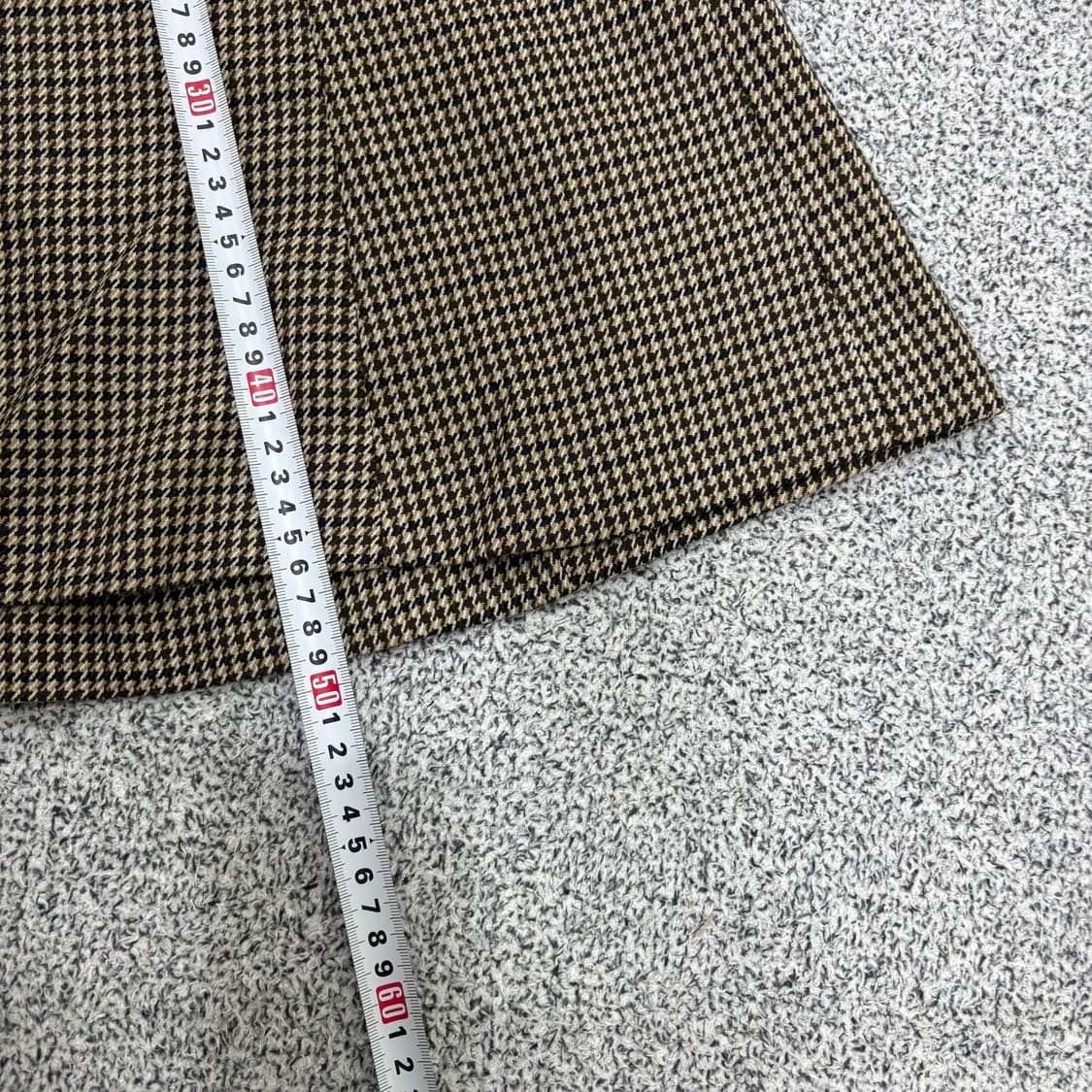 67-91 헤지스 하운드체크 스커트 0319J 상품이미지6