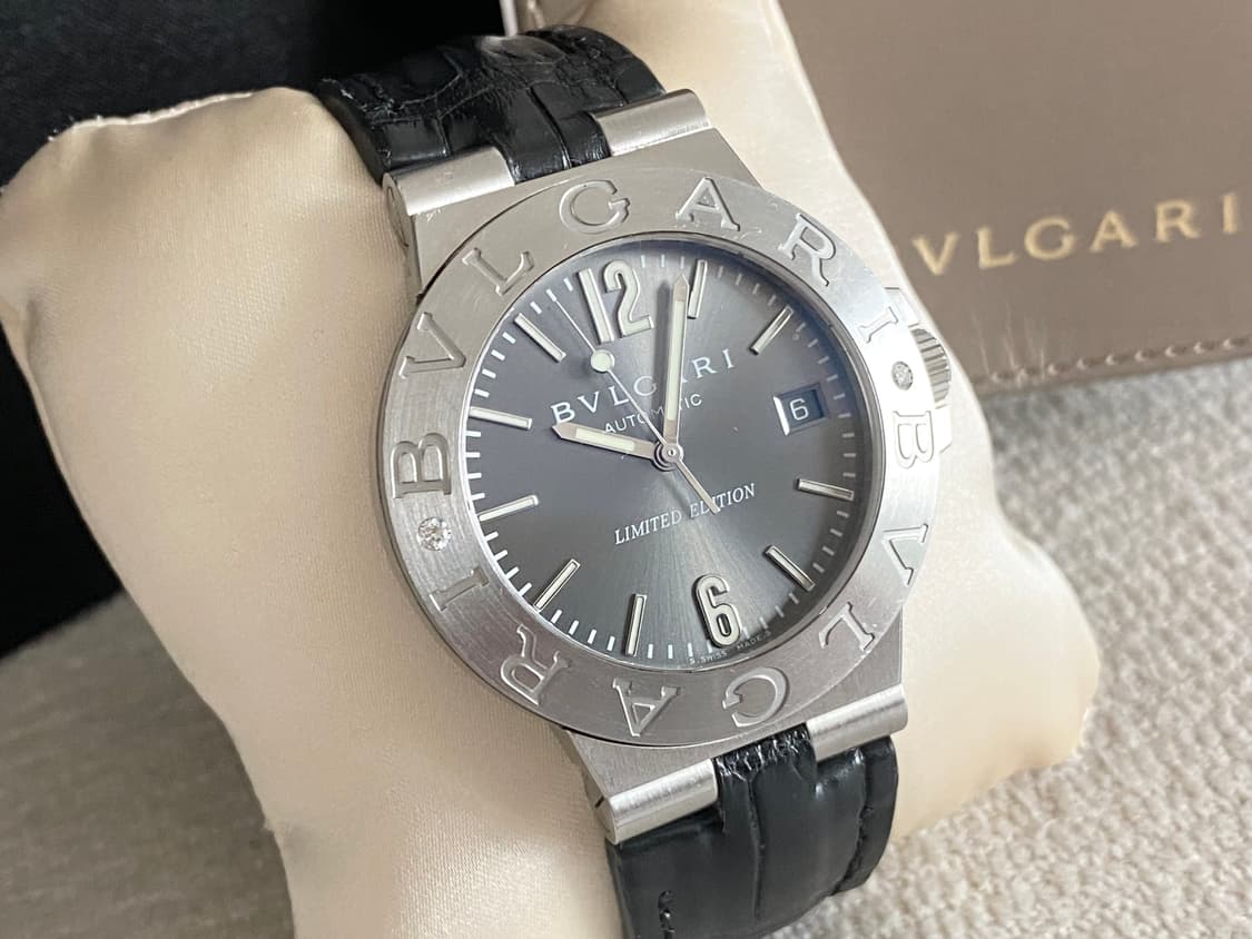 불가리 디아고노 리미티드에디션 LCV38 2P 다이아 38mm 오토메틱 상품이미지5