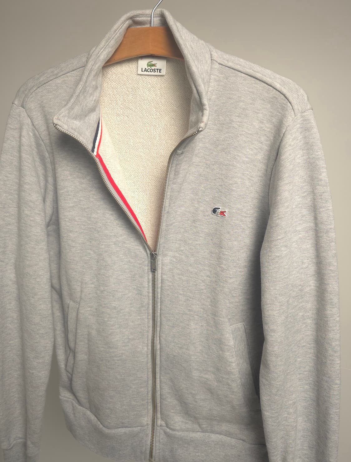 라코스테 정품 맨투맨 집업 져지 자켓 남성 95 100 점퍼 바람막이 상품이미지4