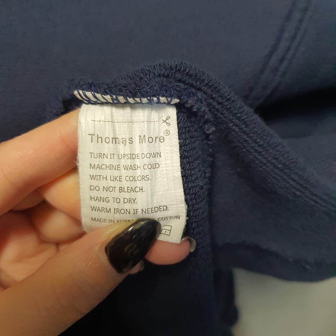 토마스모어 남성 프렌치 마린 후드티  상품이미지5