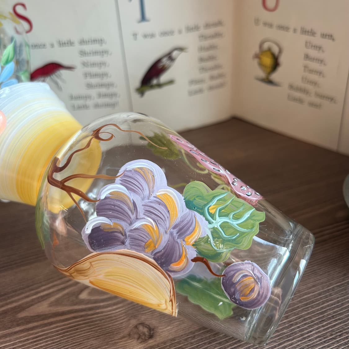 핸드페인티드 미국 빈티지 화병 오브제  상품이미지4