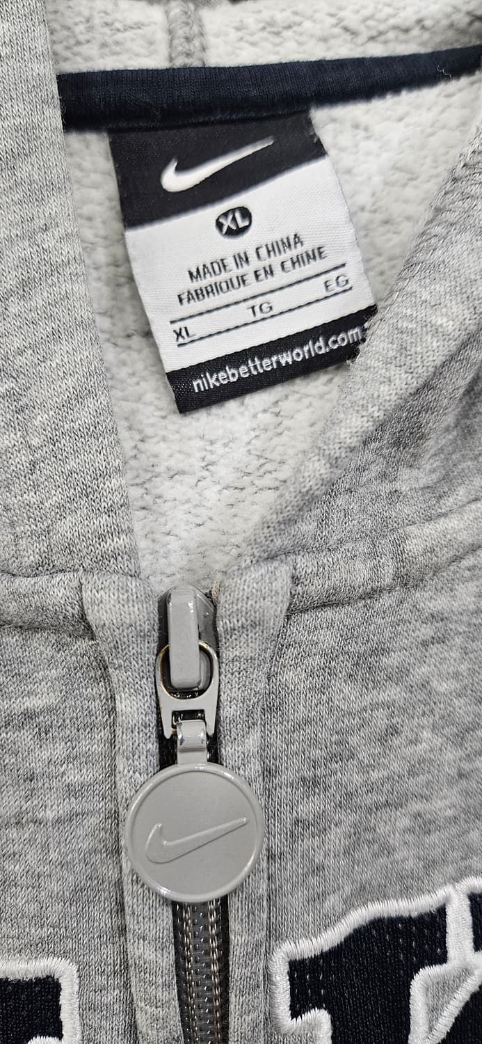나이키 빅로고 빈티지 그레이 후드집업 XL 상품이미지3