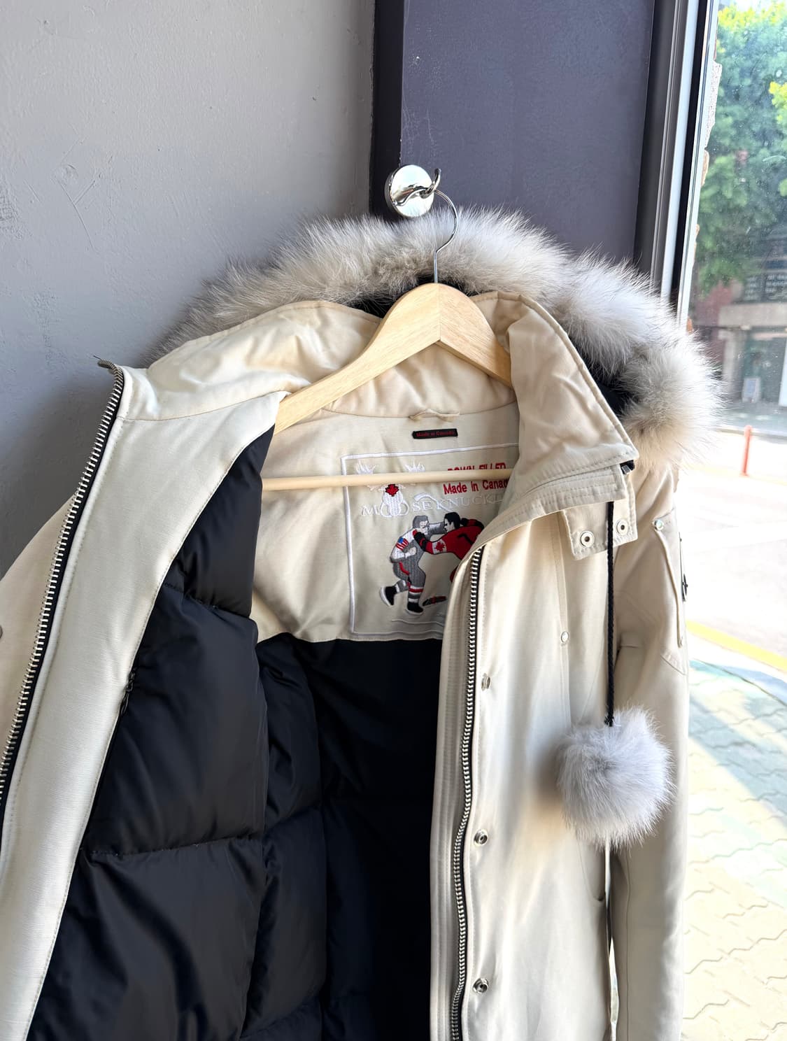 S/ 무스너클 스틸링 퍼 다운 롱패딩 자켓 상품이미지6