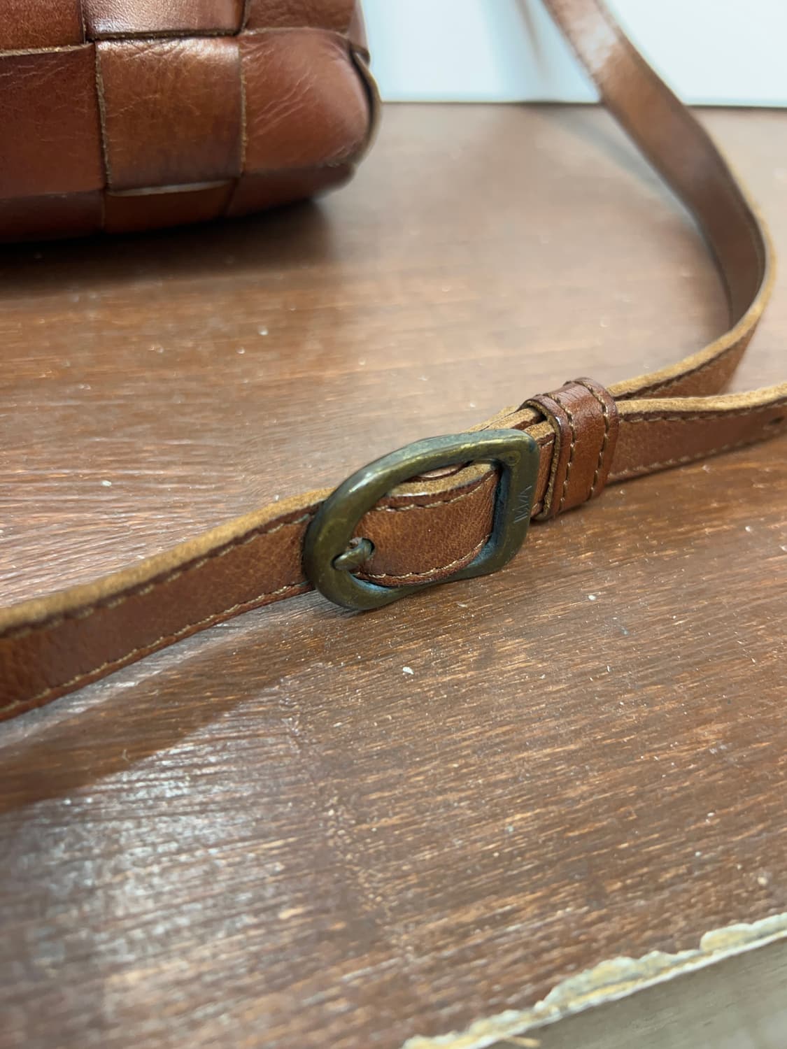 IBIZA Leather Woven Shoulder Bag 상품이미지8