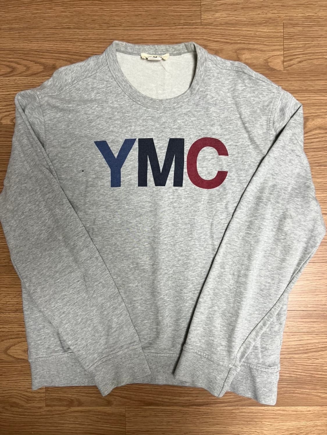 YMC 그레이 맨투맨 M 상품이미지1