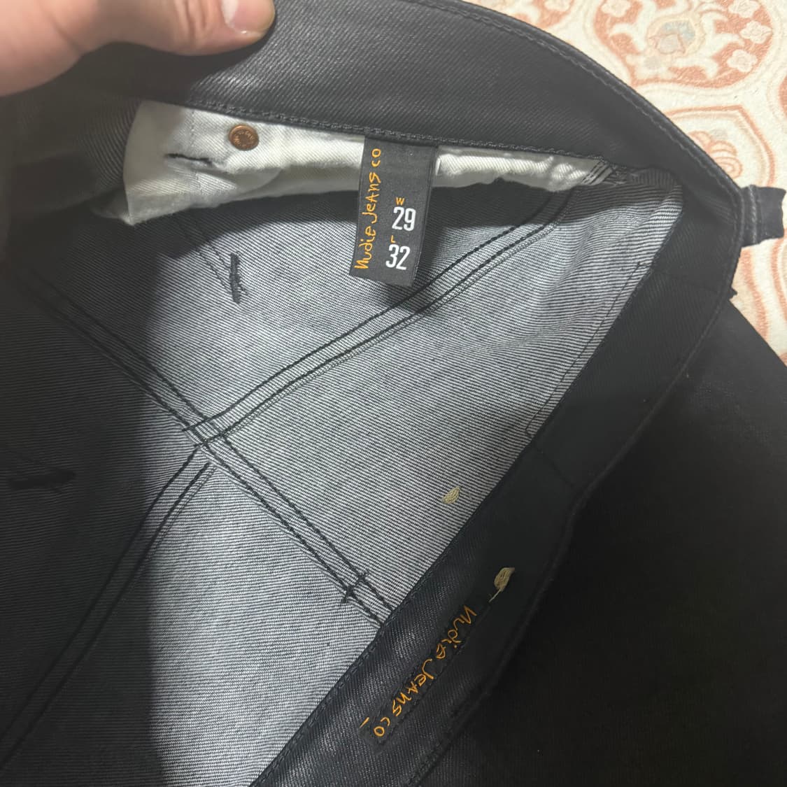 누디진 씬핀 백투블랙 상품이미지4