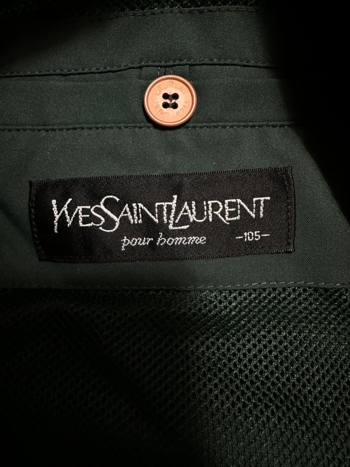 YSL 입생로랑 딥그린 블루종 자켓 상품이미지8