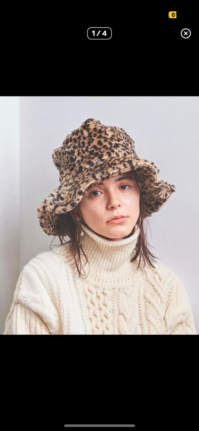 엔지니어드가먼트 호피 퍼 모자 상품이미지1