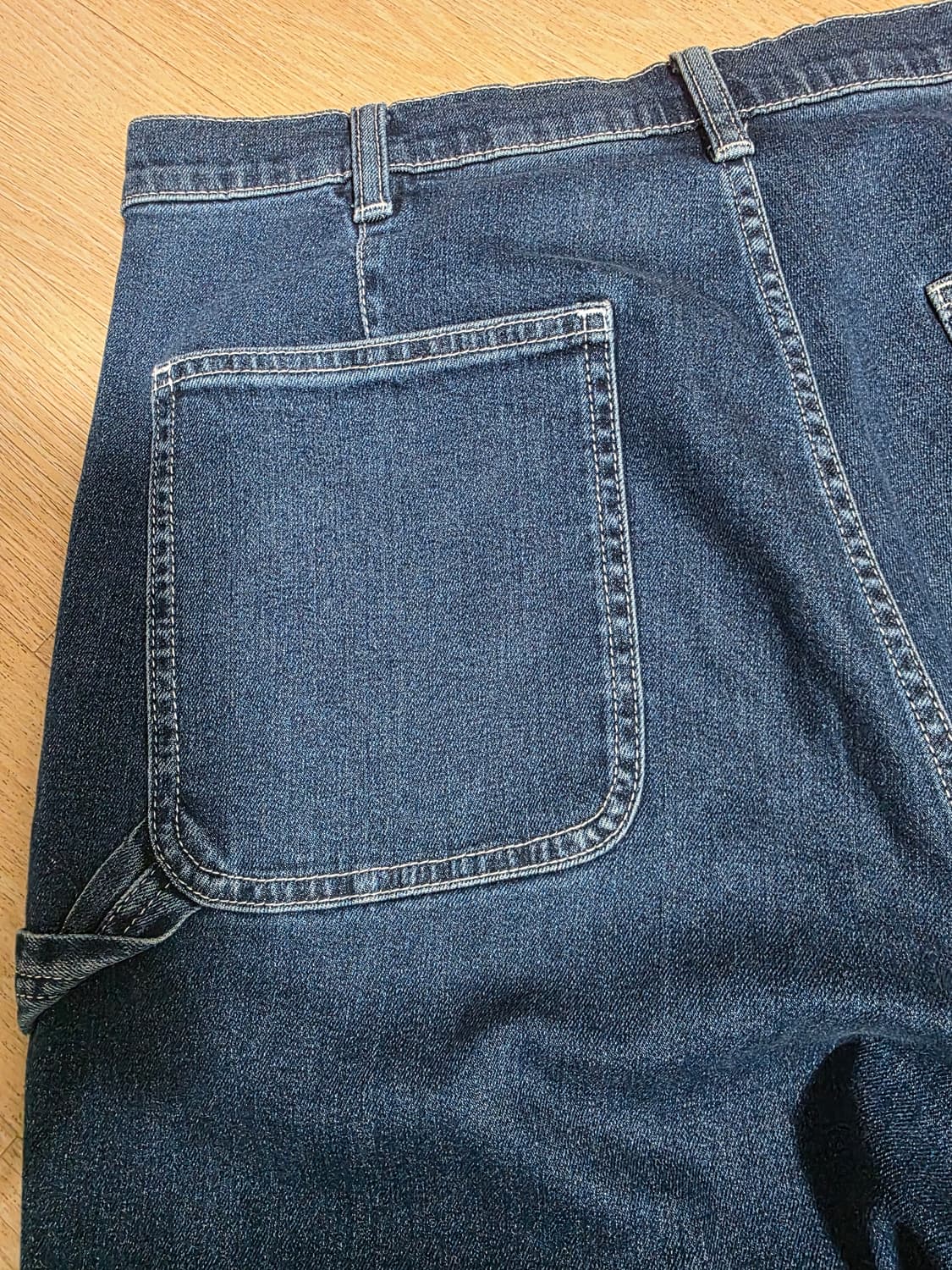 유니클로 와이드핏 워크 데님 팬츠 M 상품이미지2