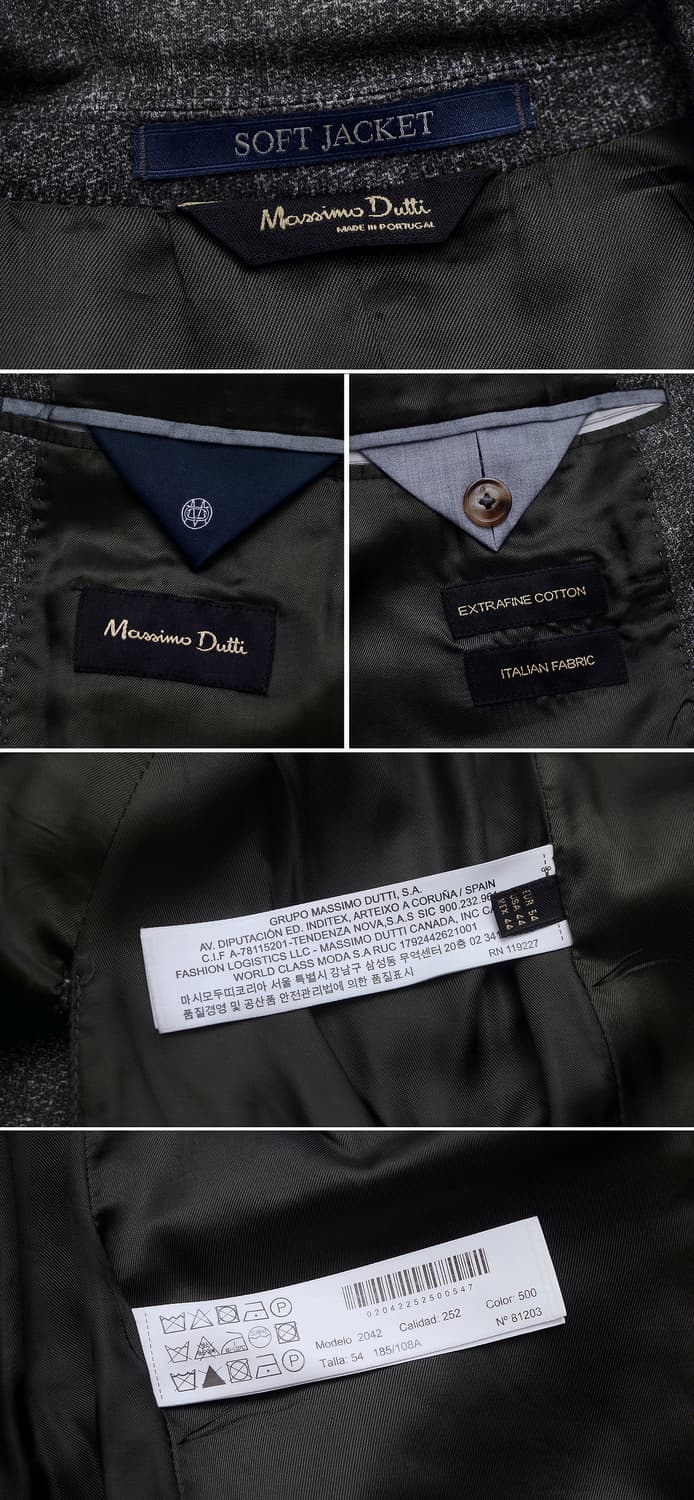 마시모두띠 이탈리안 코튼 소프트 블레이저 자켓 (100+) 상품이미지10