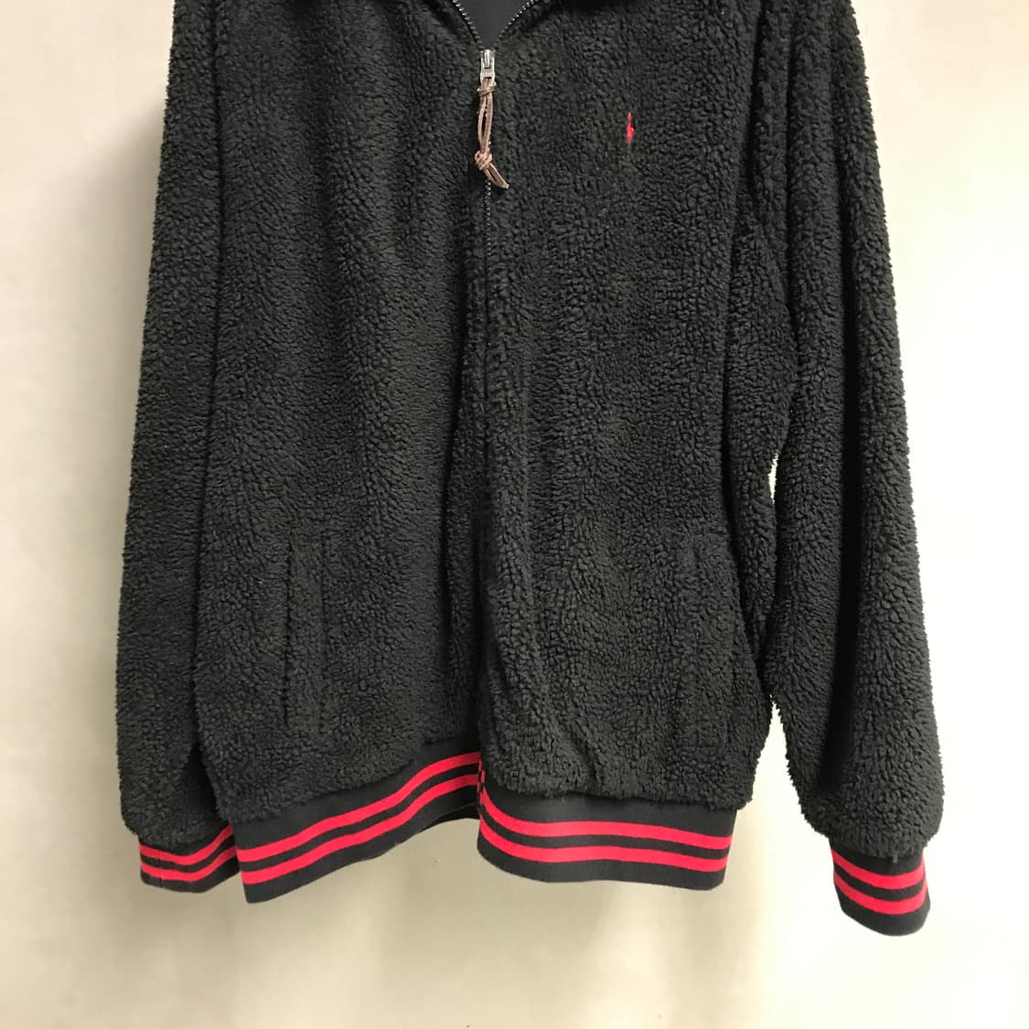 폴로 랄프로렌 플리스 자켓 블랙 XL 상품이미지3