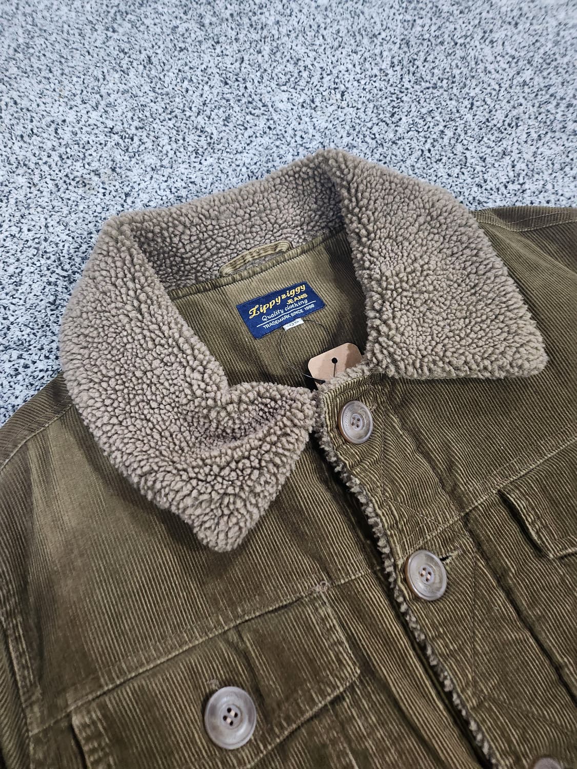 코듀로이 빈티지 양털 카라 자켓 상품이미지3