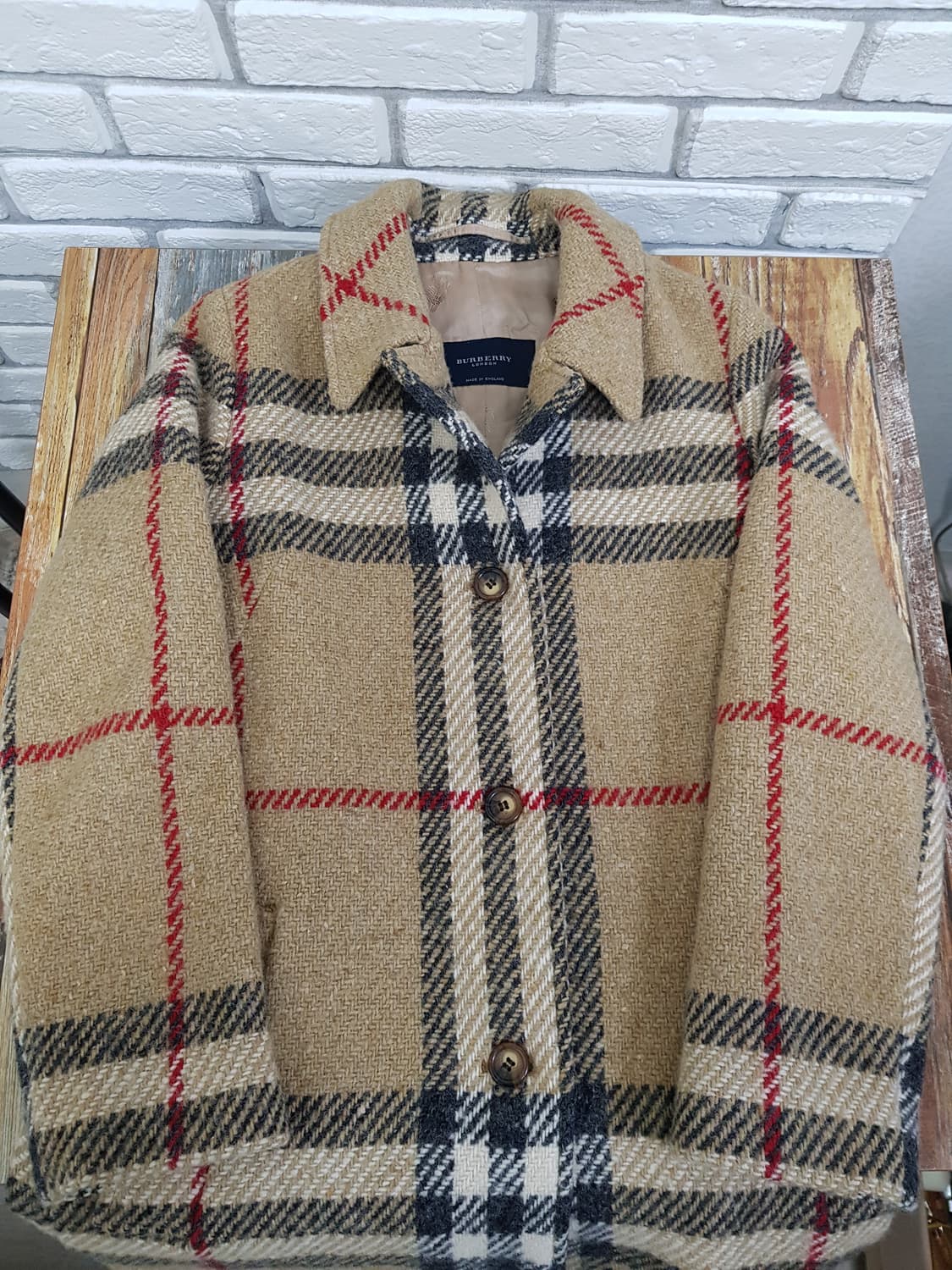 [uk10/55/정품] 버버리 노바체크 울코트 상품이미지10