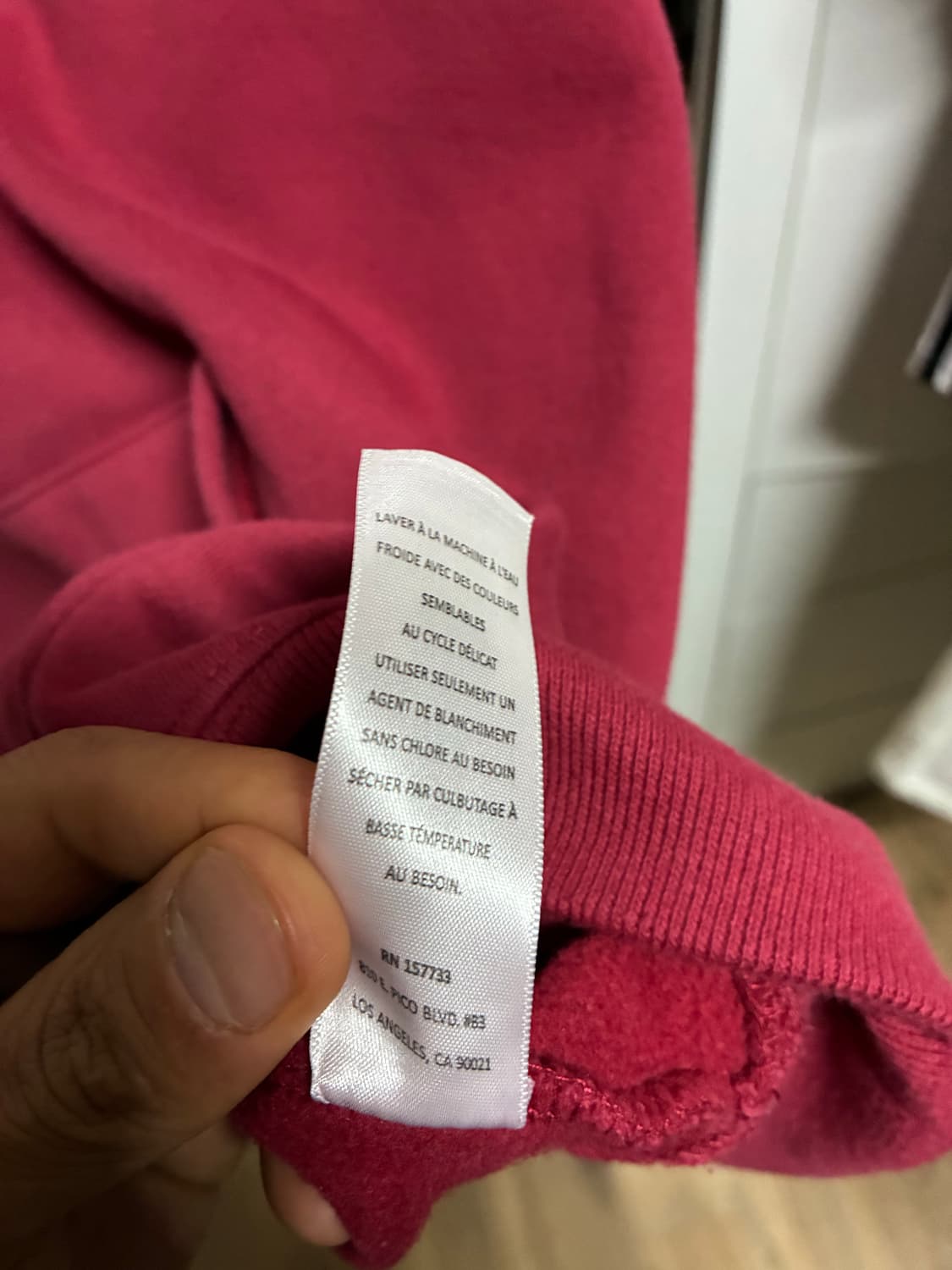 [새상품] 본더치 버건디 후드티 XL/105 상품이미지5