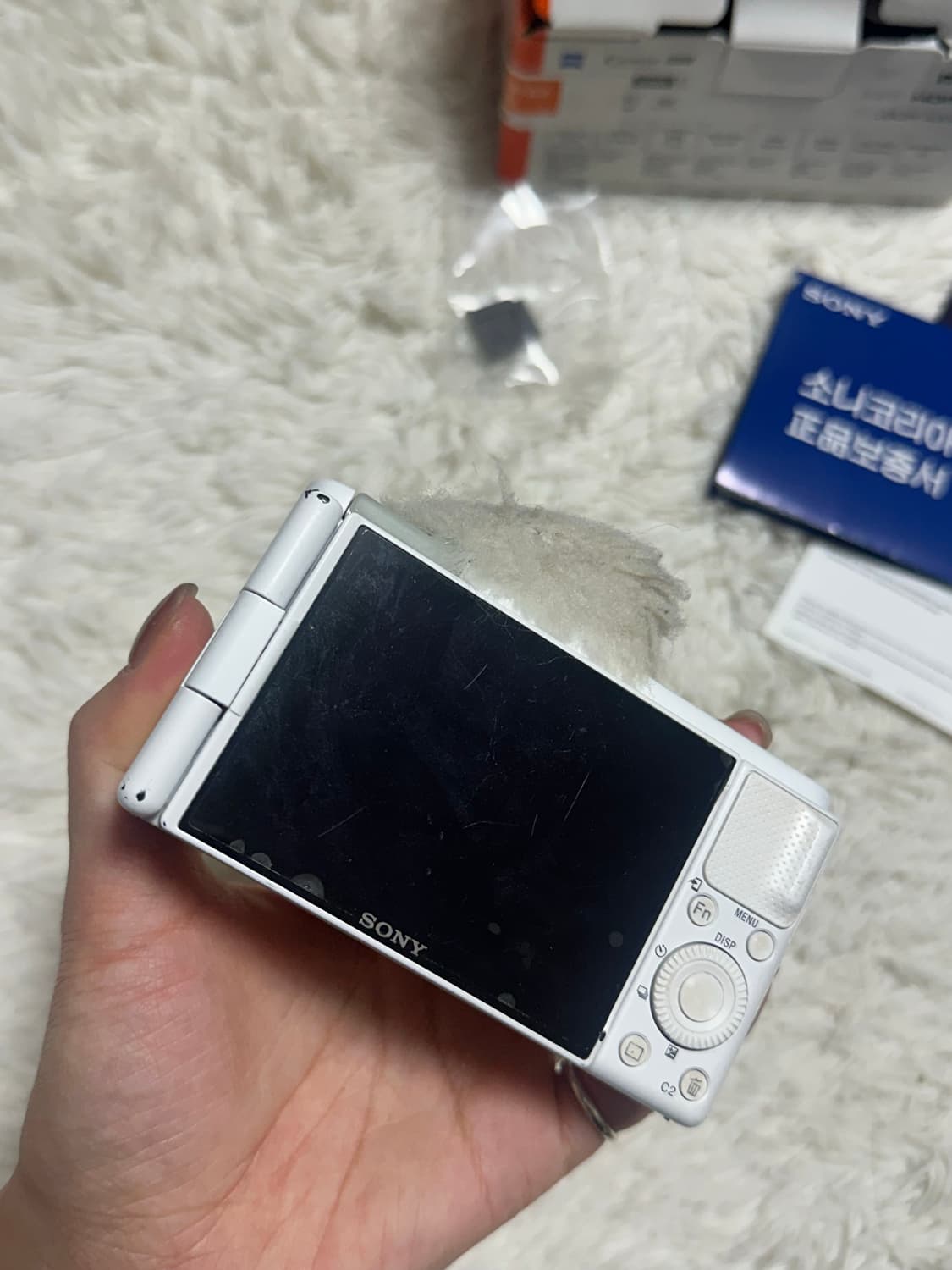 소니 zv-1 브이로그 카메라 화이트 풀세트 상품이미지4