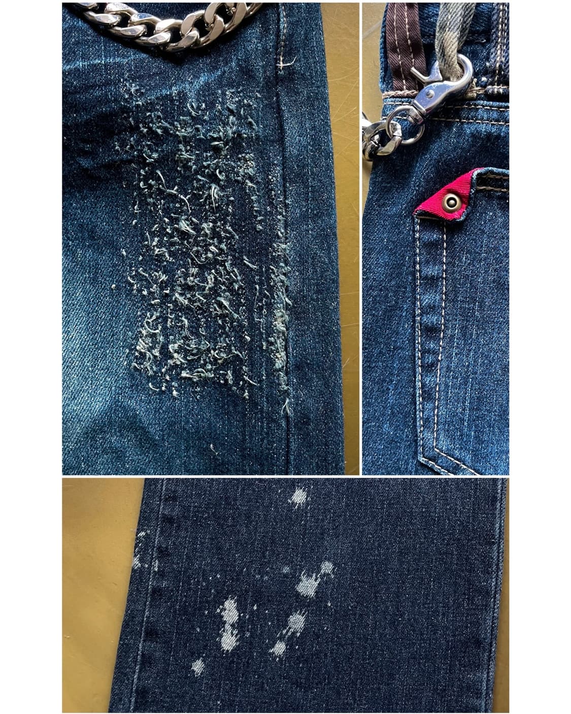 90s GUMU International 2-Waist Denim 상품이미지10