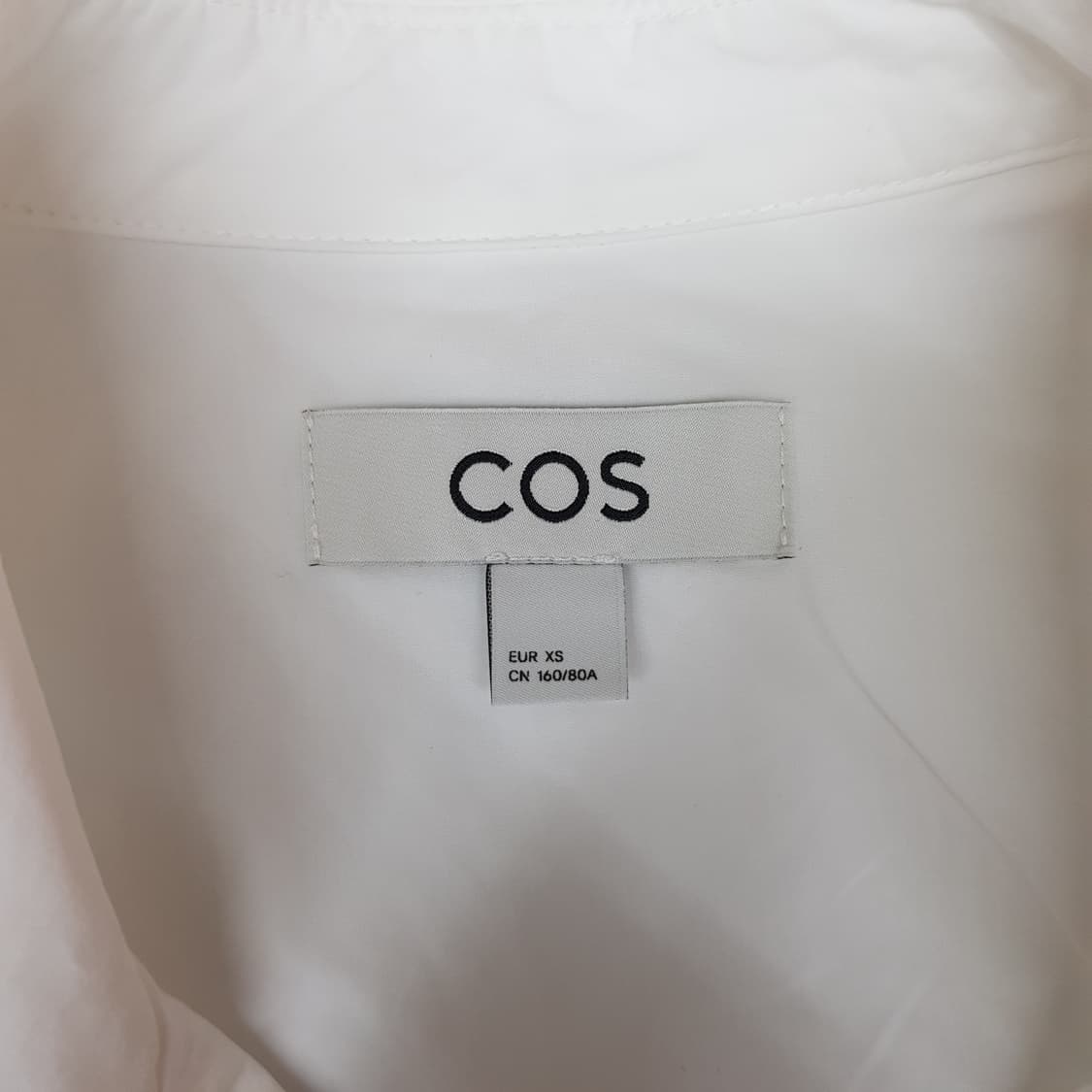 COS 코튼 오픈카라 반팔 셔츠 XS사이즈 상품이미지6