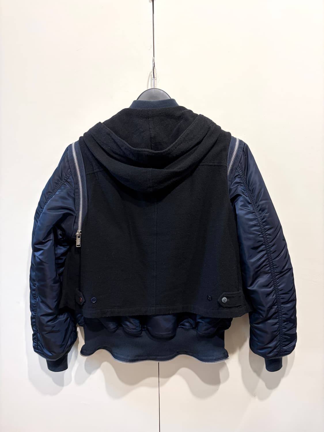 언더커버 x 알파인더스트리 도킹 울 슈링크 MA-1 자켓 상품이미지6