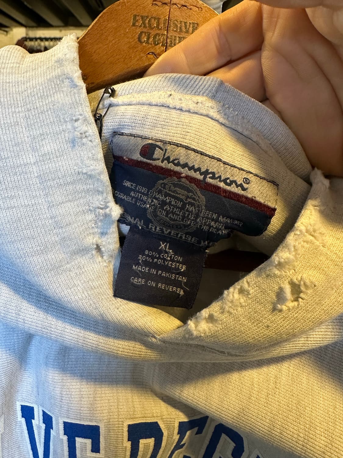 챔피온 리버스위브 데미지 스웻 후드 상품이미지8