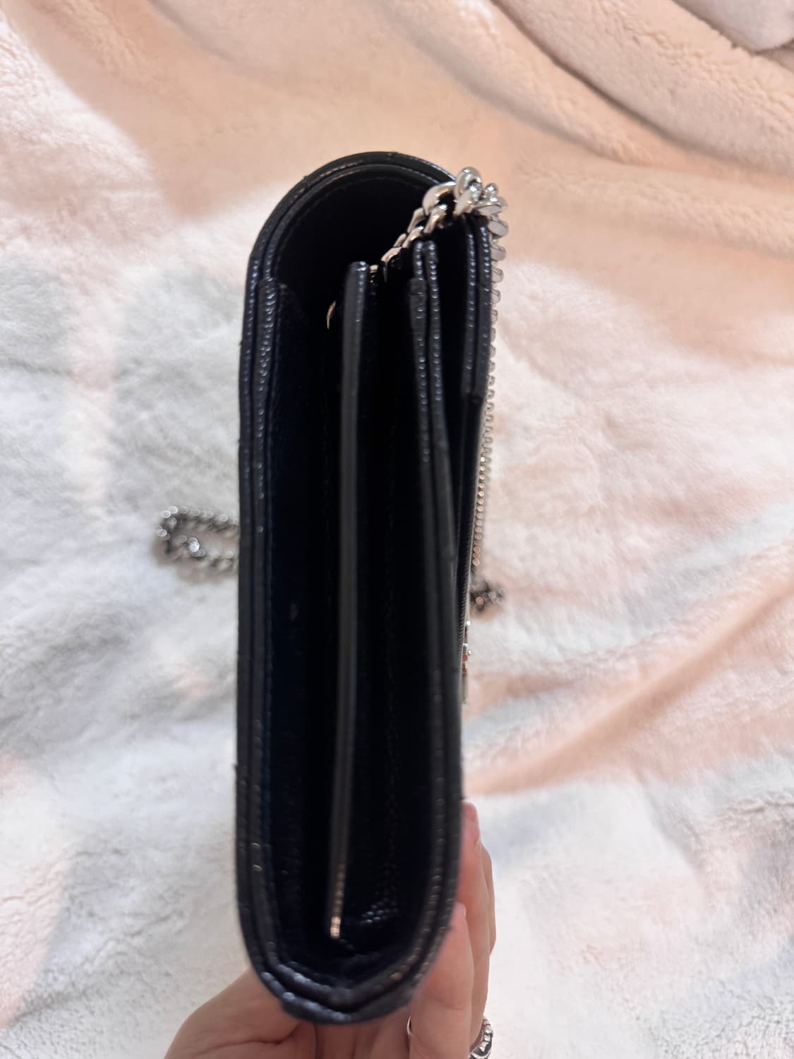 입생로랑 엔벨로프 은장 체인백  상품이미지4