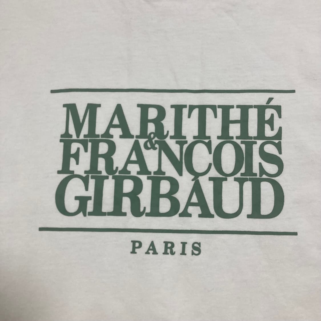 마리떼 프랑소와저버 스펠아웃 빅로고 화이트 반팔티 상품이미지2