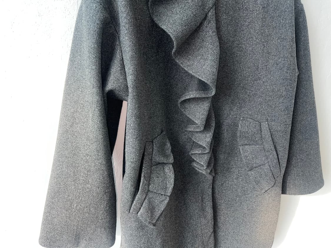 masami satomi 프릴 코트 상품이미지4