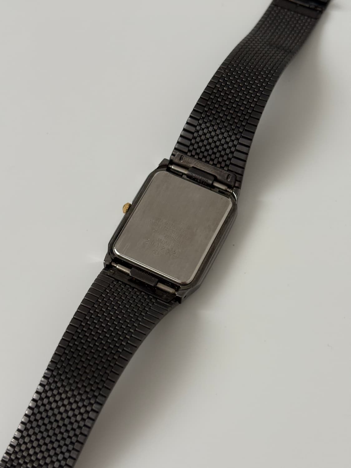 ALBA - 1990s Estate black Square Quartz 상품이미지7
