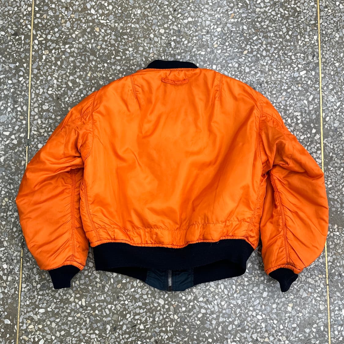 90s USA 알파 MIL-J-82790J MA-1 자켓 L 상품이미지4