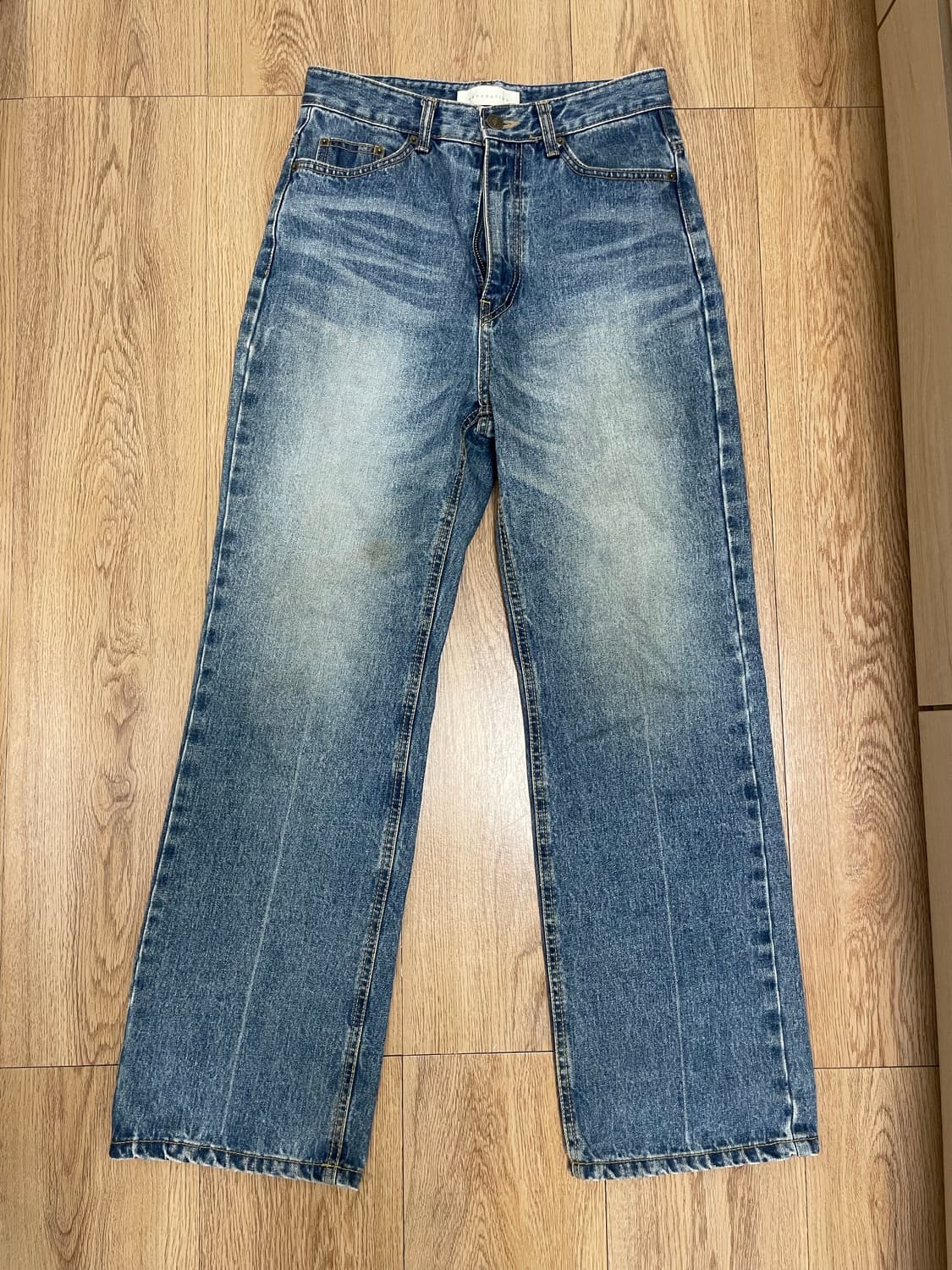 일자핏 데님팬츠 상품이미지1