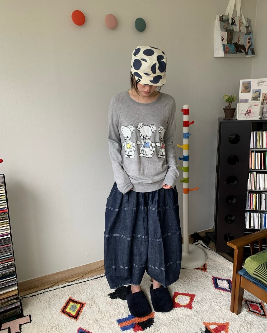 denim culotte pants 상품이미지4