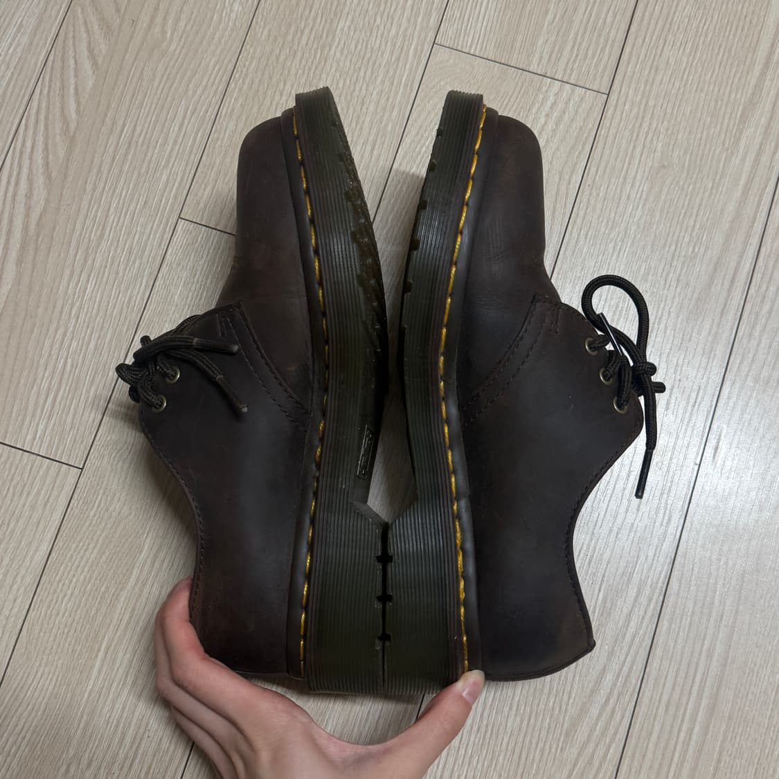 (매장구매,박스o) 닥터마틴 1461 크레이지홀스 크레이지호스 230 상품이미지4