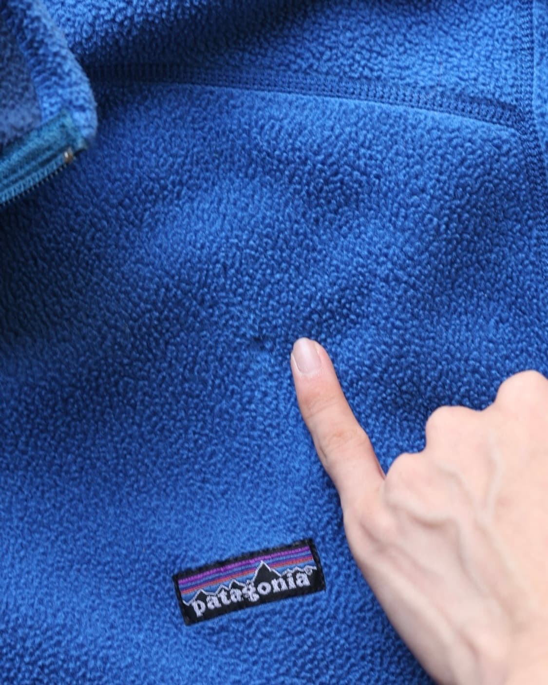파타고니아 00s 마수피얼 신칠라 하프집업 플리스 블루 XL 상품이미지4