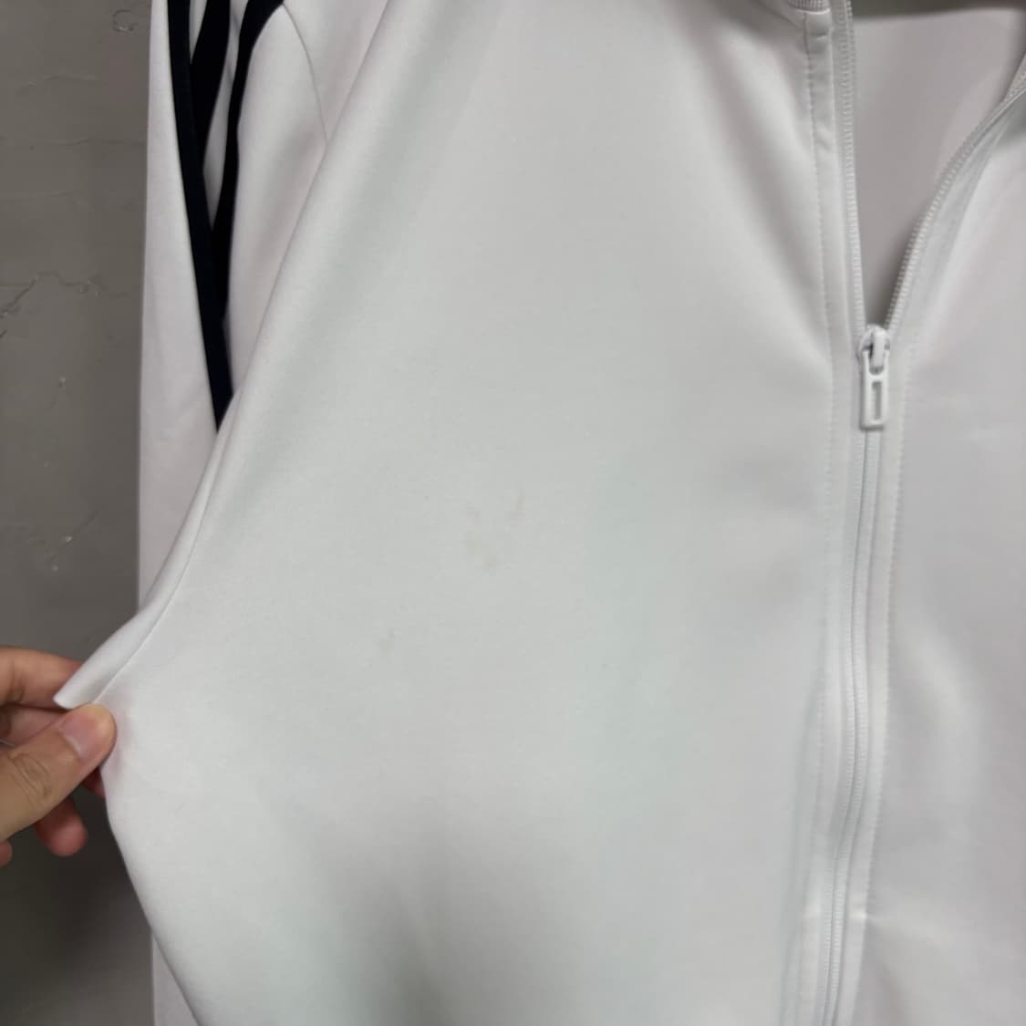 아디다스 화이트 져지 트랙탑 상품이미지4