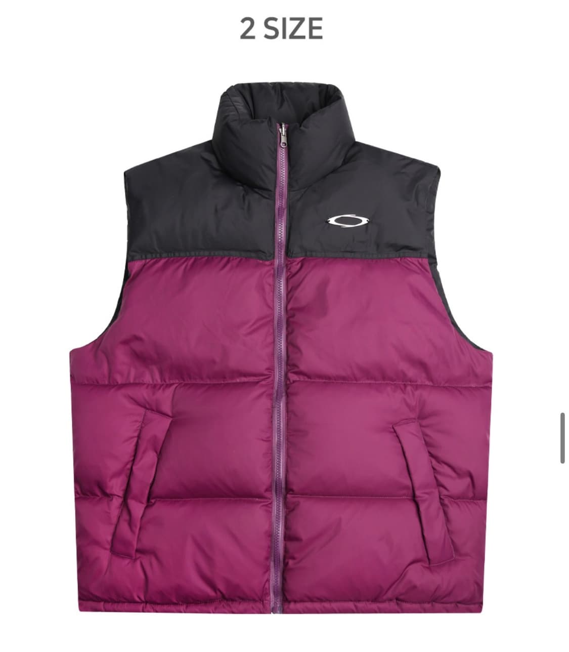 [노이아고] 리버시블 다운 패딩 베스트 (퍼플) 상품이미지1