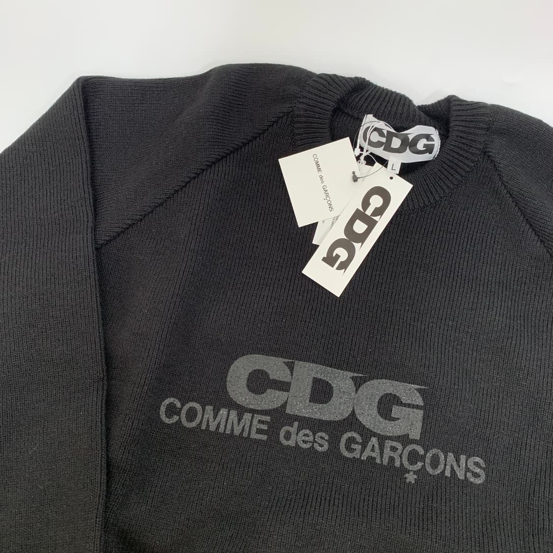 [당일 발송] 꼼데가르송 CDG 풀오버 라운드 니트 2컬러 상품이미지4
