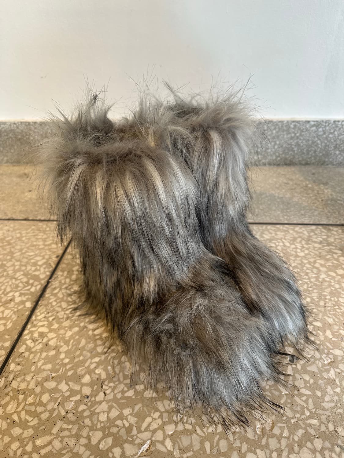 Vintage fur boots 상품이미지3