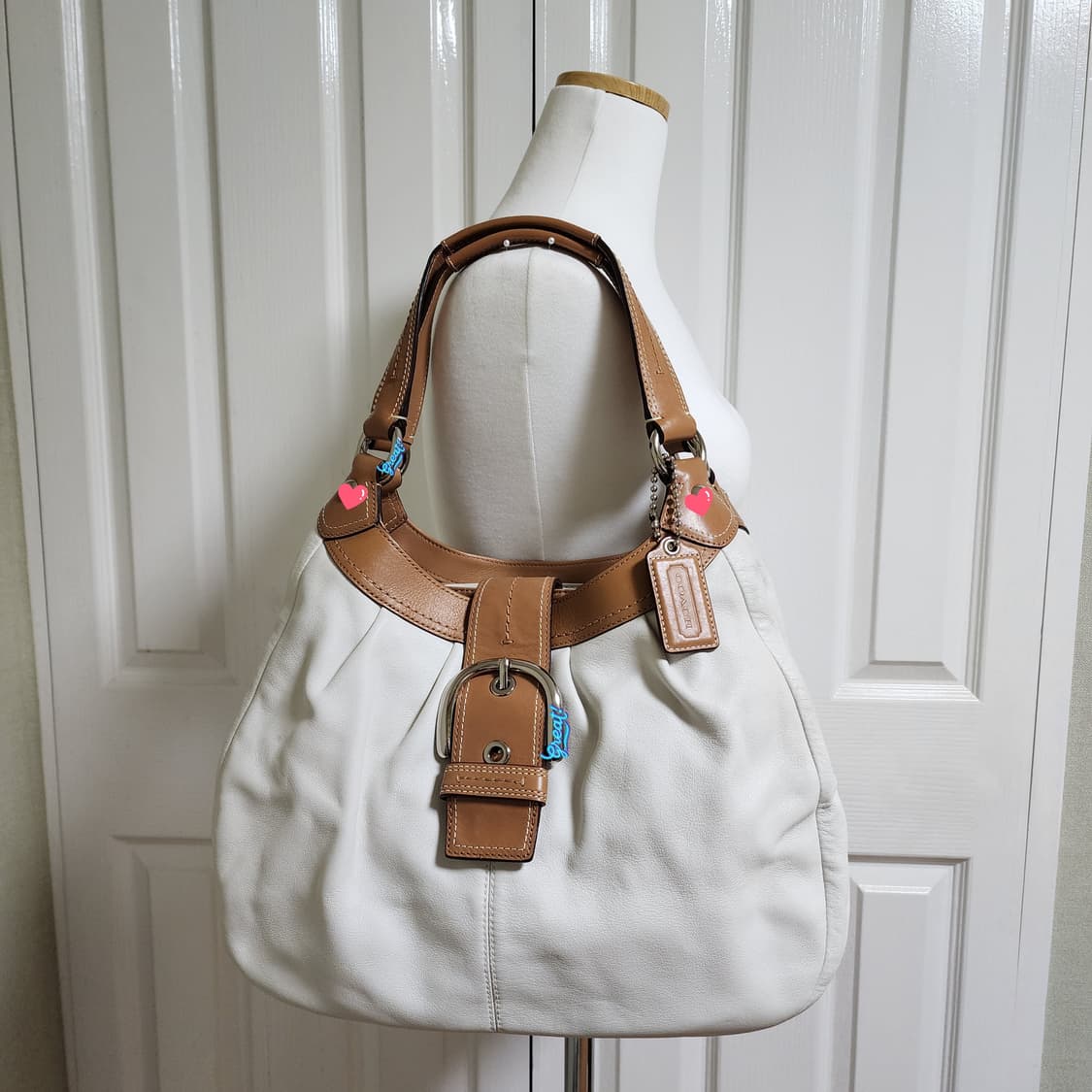 상태굿) 코치 소호 린 레더 호보백 상품이미지1