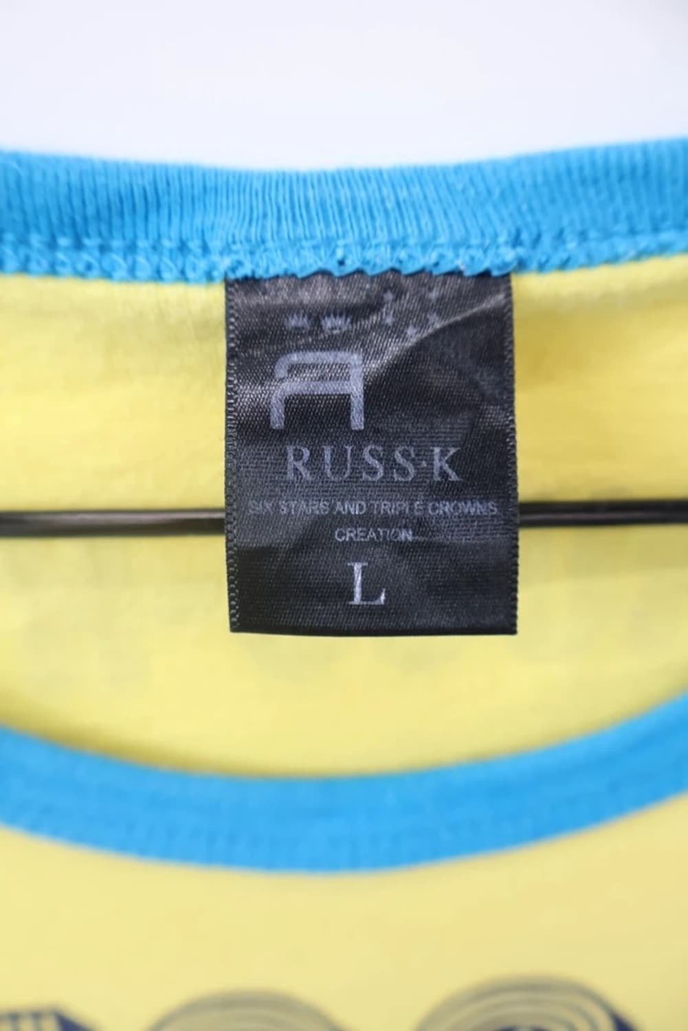 RUSS-K Raglan Graphic Tee Yellow 상품이미지6