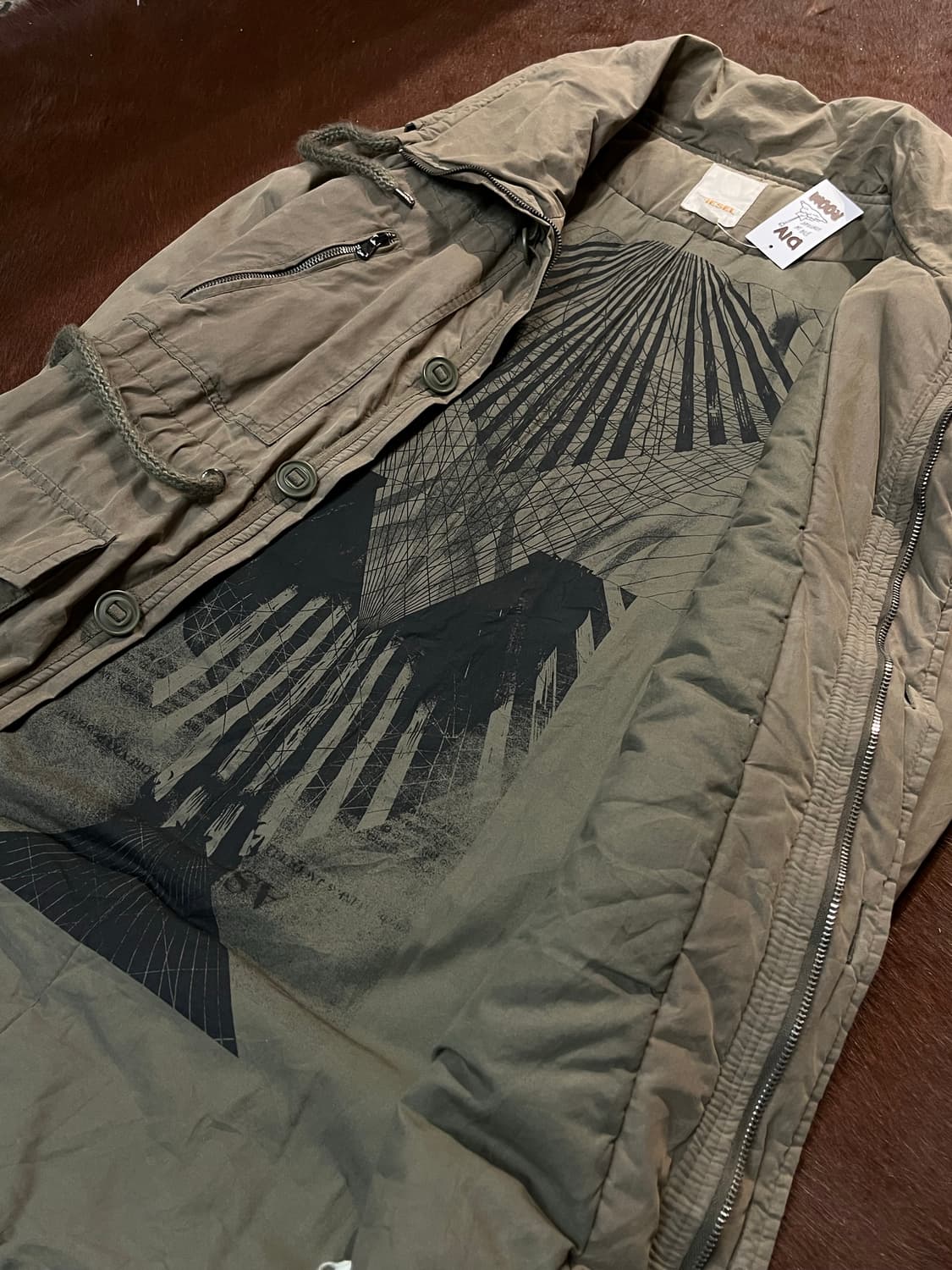 Diesel 디젤 야상 패딩 상품이미지7