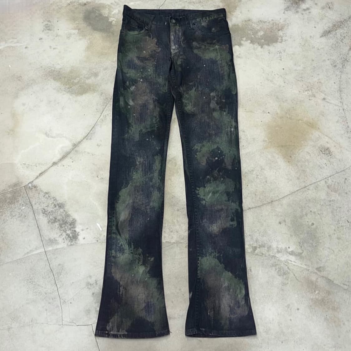 [29] L.G.B ‘S-WOLF’ Painted Waxed Denim 상품이미지1