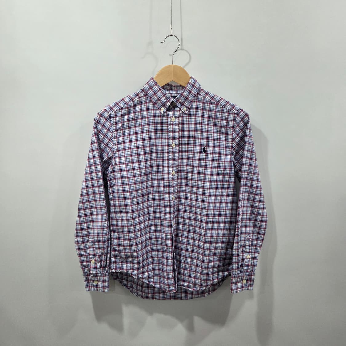 폴로랄프로렌 보이즈 버튼다운 체크셔츠 L/14/16 상품이미지1